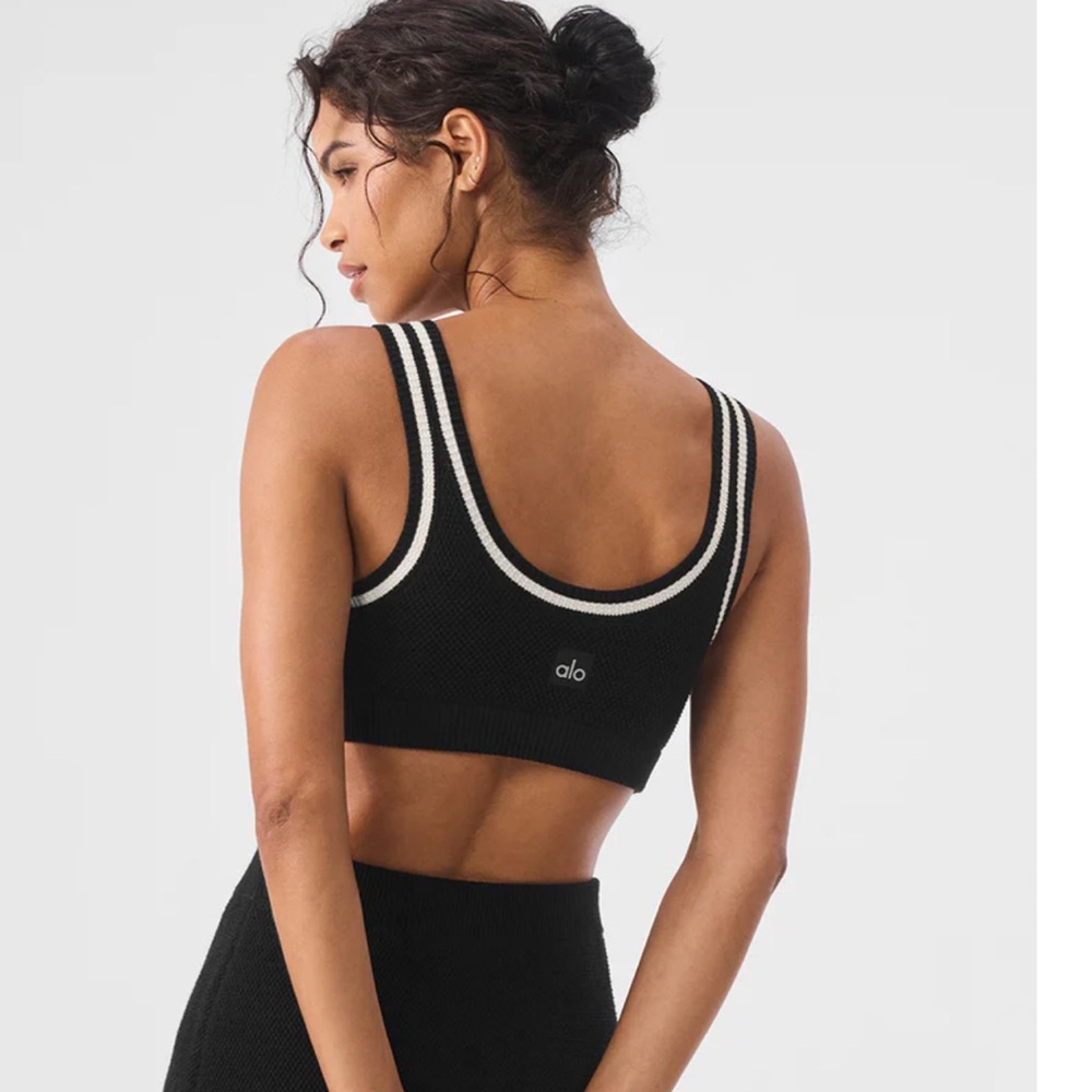 sweater knit ALO bra